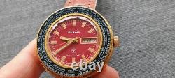 Raketa World Time Cities Rocket Russian Soviet Men's Watch USSR Vintage CCCP