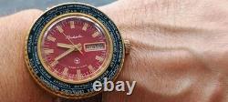 Raketa World Time Cities Rocket Russian Soviet Men's Watch USSR Vintage CCCP