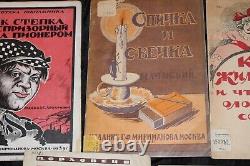 Rare Antique Russian Early Soviet Children Books USSR 1924