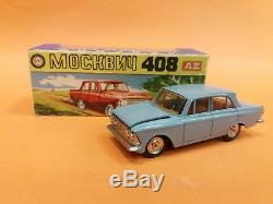 Rare Moskvitch 408 71 A1 Souvenir + Box Russian Ussr