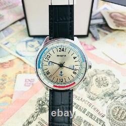 Rare Raketa 24? Polar Vintage Russian Soviet Mens Watch 2623 WRISTWATCH USSR