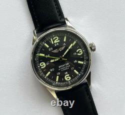 Rare Raketa Watch Mechanical Aviator Wrist Russian Soviet Military USSR