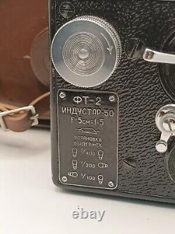 Rare Russian Panoramic 35 mm USSR Soviet camera FT-2? -2 KMZ