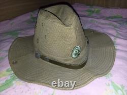 Rare! Soviet Russian Afghan Panama Cap Military Hat 57 USSR