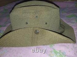 Rare! Soviet Russian Afghan Panama Cap Military Hat 57 USSR