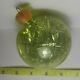 Rare Ussr Christmas Ornament Russian Soviet Vintage Yellow With Tinsel Filled