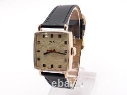 Rare Vintage Nairi 14k Rose Yellow Gold Fancy Manual Watch Russian Soviet USSR