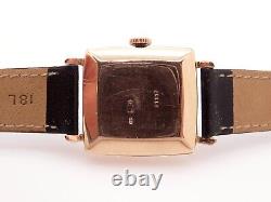 Rare Vintage Nairi 14k Rose Yellow Gold Fancy Manual Watch Russian Soviet USSR