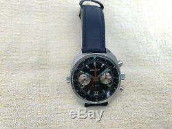 Rare Vintage POLJOT Chronograph USSR cal. 3133 Black Military Russian Watch