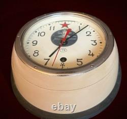 Rare Vintage Russian Soviet B CCCP Navy Red Star Maritime Submarine Clock