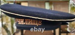 Rare Vintage Russian Ussr Soviet Union Sailor Navy Hat Cap 1973
