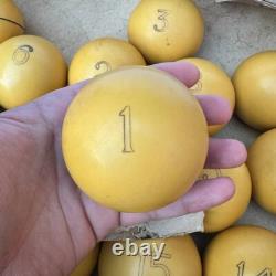 Rare Vintage Soviet Russian Billiard Balls USSR 70mm Set of 16