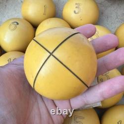 Rare Vintage Soviet Russian Billiard Balls USSR 70mm Set of 16