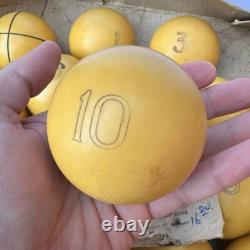 Rare Vintage Soviet Russian Billiard Balls USSR 70mm Set of 16