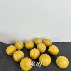 Rare Vintage Soviet Russian Billiard Balls USSR FULL Set of 12