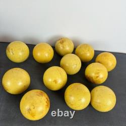 Rare Vintage Soviet Russian Billiard Balls USSR FULL Set of 12