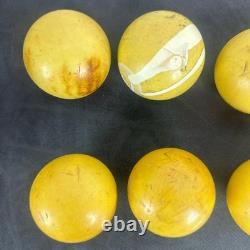 Rare Vintage Soviet Russian Billiard Balls USSR FULL Set of 12