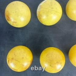 Rare Vintage Soviet Russian Billiard Balls USSR FULL Set of 12