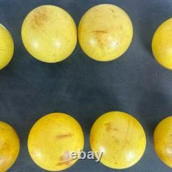 Rare Vintage Soviet Russian Billiard Balls USSR FULL Set of 12