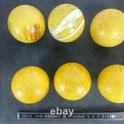 Rare Vintage Soviet Russian Billiard Balls USSR FULL Set of 12