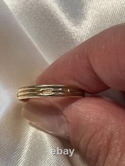 Rare Vintage Soviet Russian Rose Gold 583 14K Ring Women's Jewelry Size 7USSR