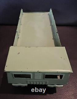 Rare Vintage USSR Soviet Russian Tin WWII Military Toy Truck