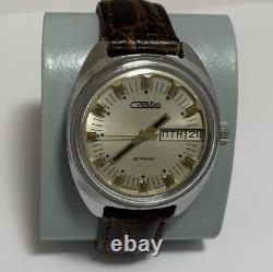 Rare Watch Slava Ussr Vintage Soviet Jewels Mechanical Russian Serviced