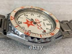 Rare old vintage Slava Soviet Union Vintage USSR Military Russian Watch Quartz