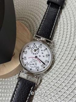 Regulator Watch Mechanical Wrist Russian Attack Aviation Men Pilot Fight Molniya