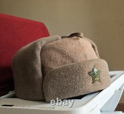 Repro Soviet WW2 Ushanka hat Russian WWII uniform cap m1940 Size 59