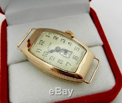 Rose Gold Vintage Soviet Russian Watch Zvezda (star) Fully Functional