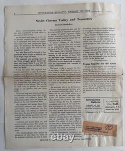 Russia USSR Embassy Bulletin 1945 elections propaganda Lot x 7 issues withphotos