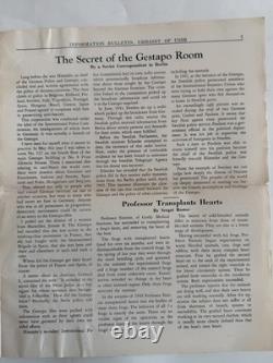 Russia USSR Embassy Bulletin 1945 elections propaganda Lot x 7 issues withphotos