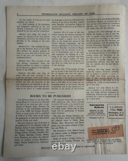 Russia USSR Embassy Bulletin 1945 elections propaganda Lot x 7 issues withphotos