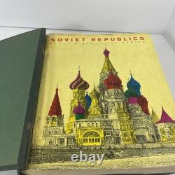 Russia USSR Stamp Collection 500+ Soviet Stamps in Soviet Republics Stamp Book