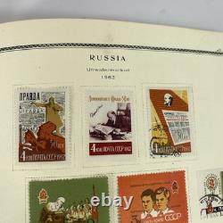 Russia USSR Stamp Collection 500+ Soviet Stamps in Soviet Republics Stamp Book