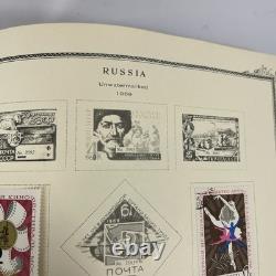 Russia USSR Stamp Collection 500+ Soviet Stamps in Soviet Republics Stamp Book