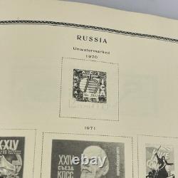 Russia USSR Stamp Collection 500+ Soviet Stamps in Soviet Republics Stamp Book
