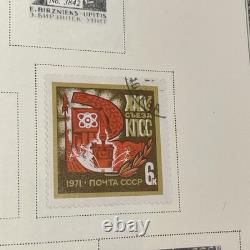Russia USSR Stamp Collection 500+ Soviet Stamps in Soviet Republics Stamp Book