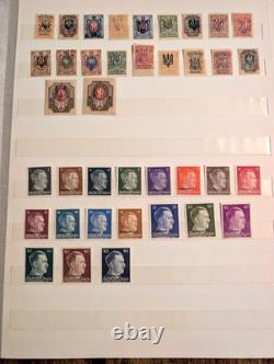 Russia USSR Ukraine Baltics + Republics Stamp Collection 1200+ Mint Overprints