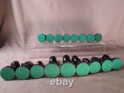 Russian 1960 Repro Soviet USSR Hvy Weighted Felted Wood Chessmen 115mm 4.5