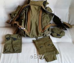 Russian Army RD-54 backpack vest VDV Airborne sand canvas USSR Afghan war RARE