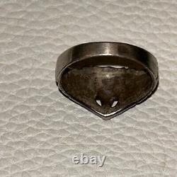 (Russian) CCCP USSR Soviet Union Navy Marine Military 875 Silver Ring TESTED Vtg