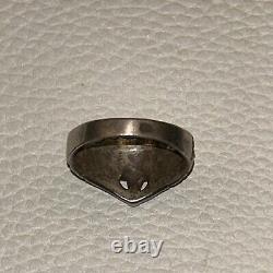 (Russian) CCCP USSR Soviet Union Navy Marine Military 875 Silver Ring TESTED Vtg