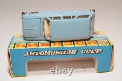 Russian Car Cccp Novoexport Ussr Moskvitch 427 A4 Blue Mint Boxed Rare Selten
