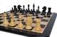 Russian Combo Chess Set- Soviet 1950's Latvian Reproduced Ussr Weighted Ebonized