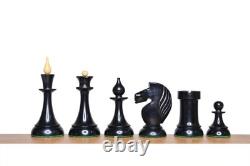 Russian Combo Chess Set- Soviet 1950's Latvian Reproduced USSR Weighted Ebonized