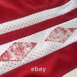 Russian Hockey Jersey Sz XL Russia Vtg Pedersons Tag Soviet CCCP USSR Blank Bac