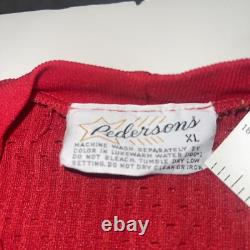 Russian Hockey Jersey Sz XL Russia Vtg Pedersons Tag Soviet CCCP USSR Blank Bac