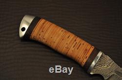 Russian Knife BARS (Damascus steel) Military army USSR hunting